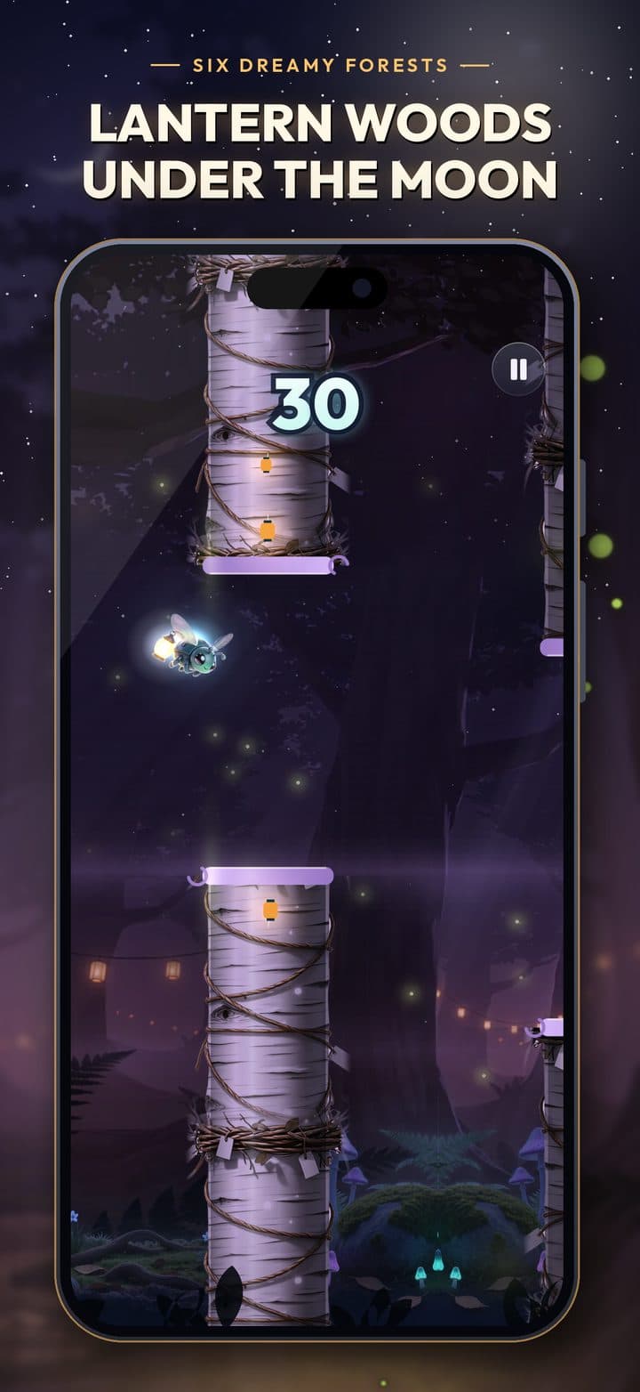 Lumiflit store screenshot of a painted forest level